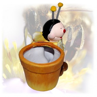 Včelka keramika - květináč